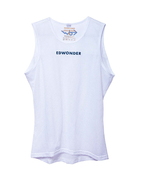 Couche de base sans manches édition EdW pour homme - blanc