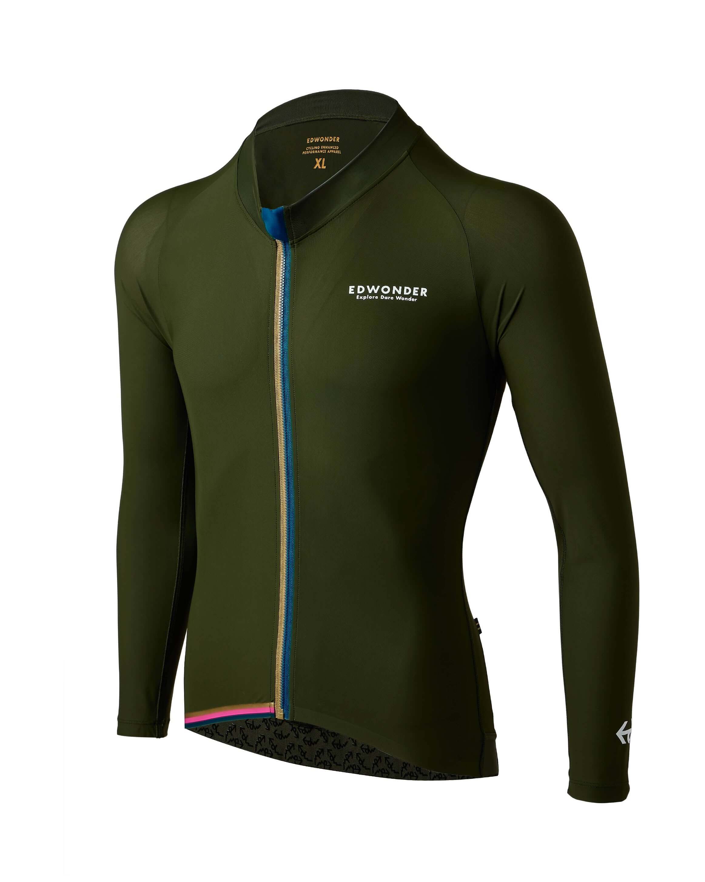 Men's EdW Edition Long Sleeve Jersey - Steel Gray
