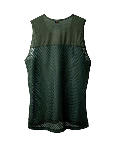 Couche de base sans manches édition EdW pour homme - Vert forêt