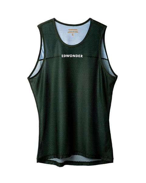 Couche de base sans manches édition EdW pour homme - Vert forêt