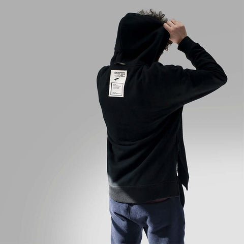 Sweat à capuche Geo Wonder unisexe - noir