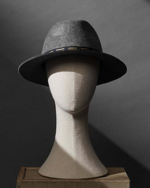 EdW Trimmed Felted Wool Fedora