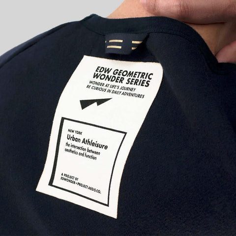 Pull Merveille Géométrique Unisexe - Noir