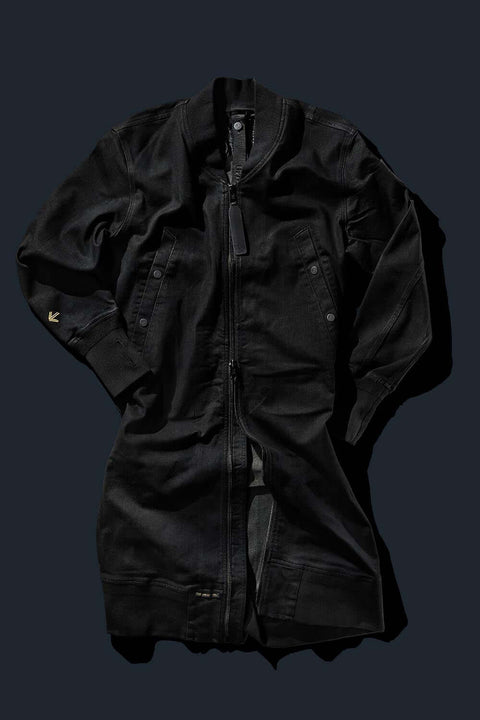 Veste en jean longue EdWonder X Lee Urban Riders pour homme