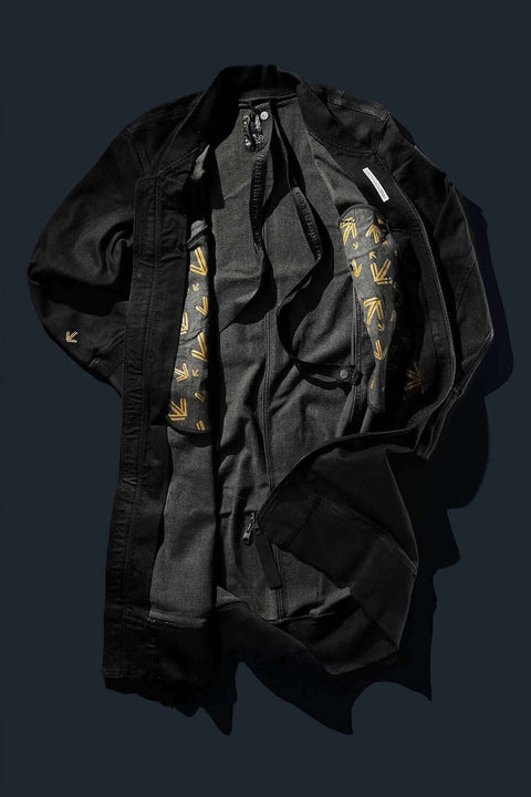 Veste en jean longue EdWonder X Lee Urban Riders pour homme