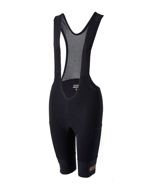 Short salopette cargo édition EdW pour femmes - noir